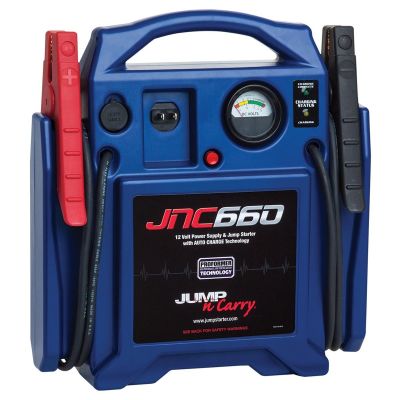 SOLJNC660 image(0) - Clore Automotive JNC660 Jump-N-Carry 1700A  12 Volt Jump Starter with Power Supply and Auto Charge Technology - Blue