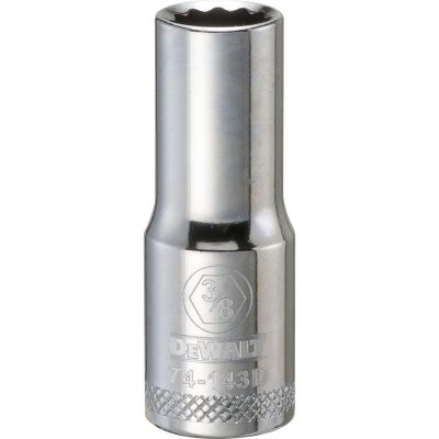 DWTDWMT74143OSP image(0) - DEWALT 001Pc 38Dr Deep Socket-12Pt-3/8
