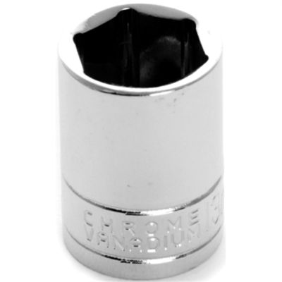 WLMW36213 image(0) - Wilmar Corp. / Performance Tool 1/4" Drive 13mm 6pt Socket
