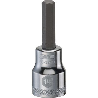 DWTDWMT86391OSP image(0) - DEWALT 3/8'' Drive Hex Bit Socket 1/4'' SAE