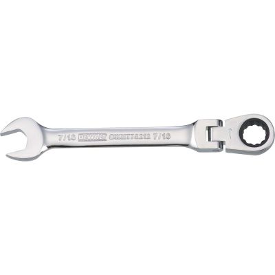 DWTDWMT75212OSP image(0) - DEWALT 001Pc Flex Ratcheting Comb. Wrench-7/16
