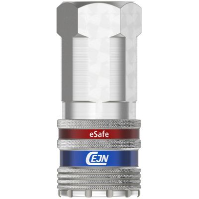 VAC10-410-2404 image(0) - Vacula Safety eSafe Coupling; Eurostandard 3/8" Body Size; 3/8" Female NPT