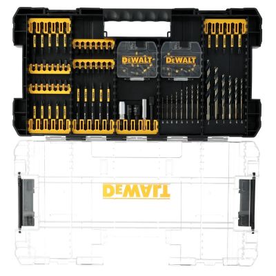 DWTDWAFE100SET image(0) - DeWalt ELITE SERIES 100 Piece Impact Ready Drill and Driver Bit Set with ToughCase