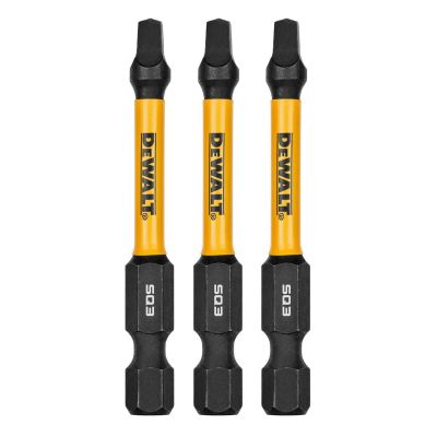 DWTDWAF2SQ3IR3 image(0) - DEWALT 2.25In Square #3 Flextorq 3Pk