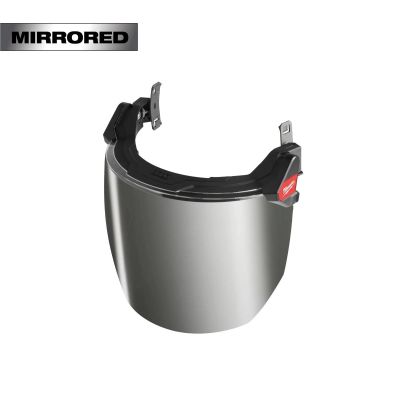 MLW48-73-1429 image(0) - Milwaukee Tool BOLT Full Face Shield - Mirrored Dual Coat Lens (Compatible with Milwaukee® BOLT Safety Helmets & BOLT Hard Hats)