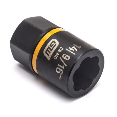 KDT84768 image(0) - GearWrench 3/8 Inch Drive Bolt Biter Impact Extraction Socket 14mm [9/16-Inch]