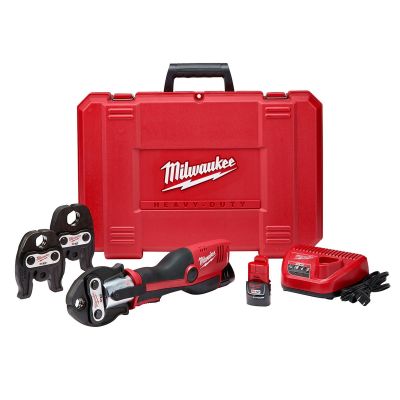 MLW2473-22 image(0) - Milwaukee Tool M12 FORCE LOGIC Press Tool Kit with Jaws