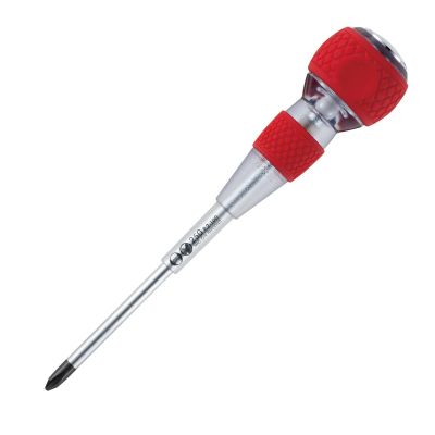VES250P2100 image(0) - Vessel Tools No.250 Ball Grip Tang-Thru Screwdriver w/Ceramic Ball PH2x100