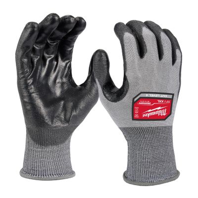 MLW48-73-8744 image(0) - Milwaukee Tool Cut Level 4 High Dexterity Polyurethane Dipped Gloves - XXL