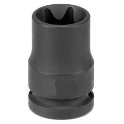 GRE2122ET image(0) - Grey Pneumatic 1/2" Drive x E22 External Star Impact Socket