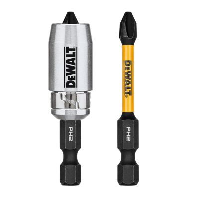 DWTDWAF2PH2IR2S image(0) - DEWALT Flextorq 2.25In Phillips #2 2Pk W/ Magnet Sleeve