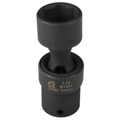 SUN816U image(0) - SUNEX SOC 1/2 1/4D IMP UNIV 6PT BLK