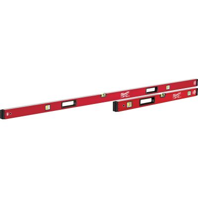 MLWMLBXJBM image(0) - Milwaukee Tool 78”/32” REDSTICK Magnetic Box Level Jamb Set
