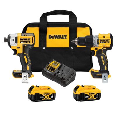 DWTDCK249M2 image(0) - DEWALT 20V Max Xr Brushless 2 Tool Combo Kit