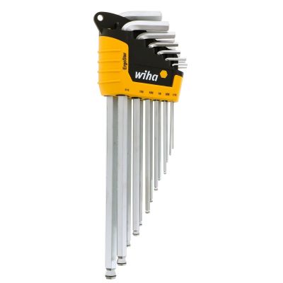 WIH66991 image(0) - Wiha Tools 13 Pc MagicRing Screw Holding Ball End Hex L-Key Set &hyphen; SAE