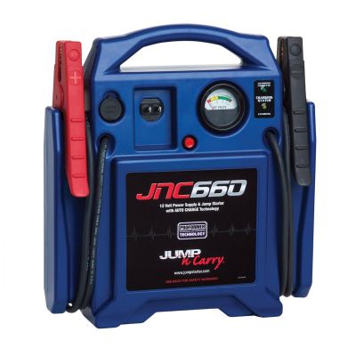 SOLJNC660 image(0) - Clore Automotive JNC660 Jump-N-Carry 1700A 12 Volt Jump Starter with Power Supply and Auto Charge Technology - Blue