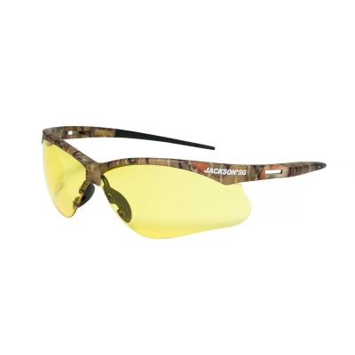 SRW50013 image(0) - Jackson Safety Safety Glasses - SG Series - Amber Lens - Camo Frame - STA-CLEAR Anti-Fog - Low Light