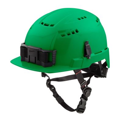 MLW48-73-1326 image(0) - Milwaukee Tool BOLT Green Front Brim Vented Safety Helmet (USA) - Type 2, Class C