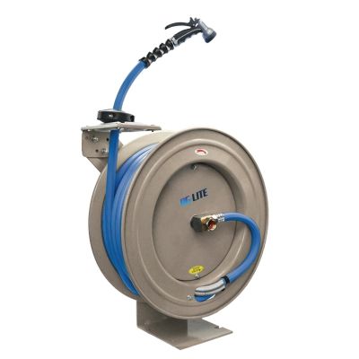 BLBALWRHD3450 image(0) - BluBird AG - Lite Rubber Water Hose Reel Heavy Duty Single Arm Assembly 3/4" x 50'