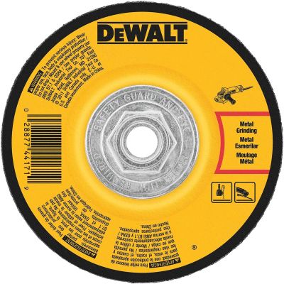 DWTDW4623 image(0) - DEWALT 5-Inch By 1/4-Inch By 5/8-Inch-11 General Purpose Metal Grinding Wheel