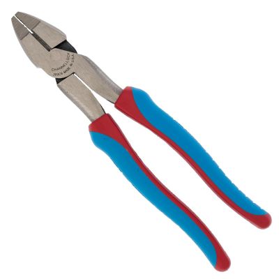 CHA369CB image(0) - Channellock 369CB 9.5 Inch CODE BLUE XLT Round Nose Linemen's Pliers