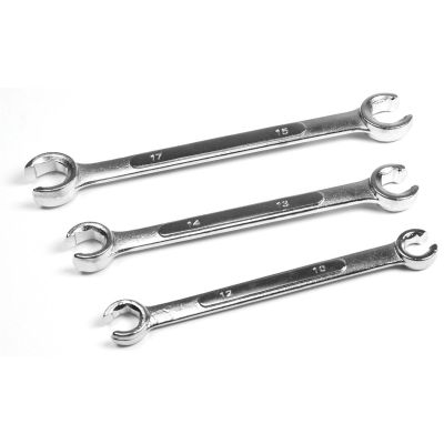 WLMW350M image(0) - Wilmar Corp. / Performance Tool 3 Piece Metric Flare Nut Wrench Set