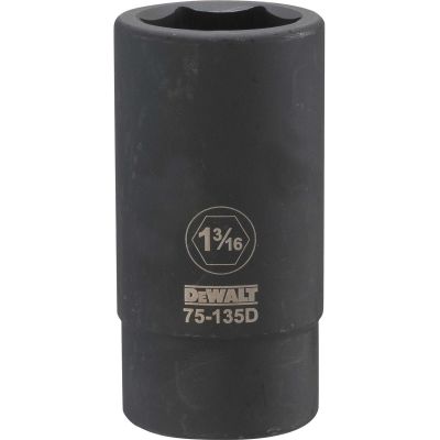 DWTDWMT75135OSP image(0) - DEWALT Dwmt 3/4In Dr Dp Im Skt 1-3/16In SAE