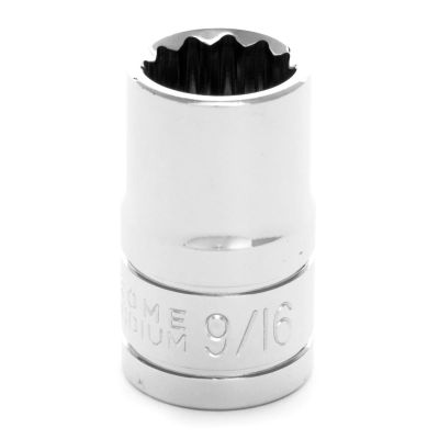 WLMW32518 image(0) - Wilmar Corp. / Performance Tool 1/2" Drive 9/16" 12pt Socket
