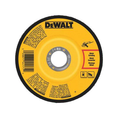 DWTDW4543 image(0) - DEWALT 5" x 1/4" x 7/8" Metal & Stainless Grinding Wheel