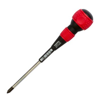 VES220P1100 image(0) - Vessel Tools No.220 Ball Grip Screwdriver PH1x100