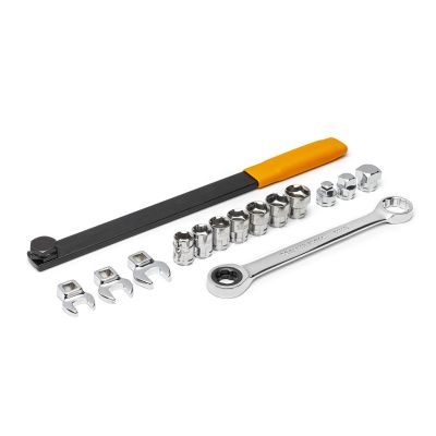 KDT3680D image(0) - GearWrench 15 Piece Ratcheting Serpentine Belt Tool Set