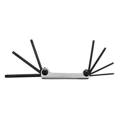 EKL22571 image(0) - Eklind Tool Company TORX KEY SET 7 PC FOLDING T10 - T40