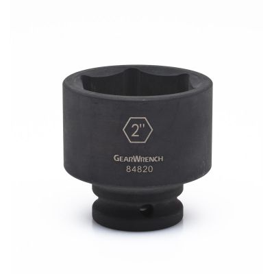 KDT84820 image(0) - GearWrench 3/4 Inch Drive 6 Point Standard Impact SAE Socket 2 Inch