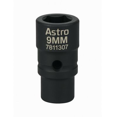 AST7811307 image(0) - Astro Pneumatic 1/4 Drive 9mm Low Profile Nano Impact Socket