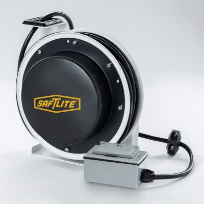 GEN4040-4201 image(0) - SafTlite by General Manufacturing Industrial 20 Amp Power Supply Reel with GFCI Duplex