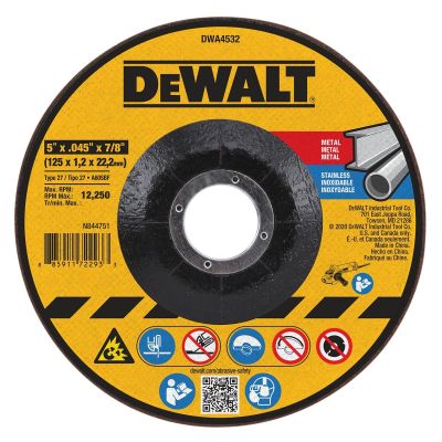 DWTDWA4532 image(0) - DEWALT General Purpose Cutting Wheels