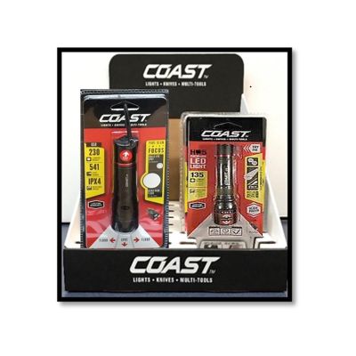 COS21743 image(0) - COAST Products 12PC 6 ea Top 2 Selling Flashlights Display