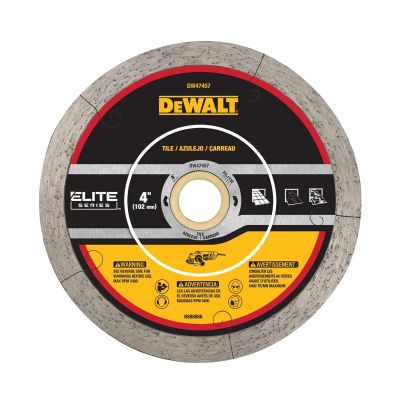 DWTDW47457 image(0) - DEWALT XP7 4" Tile Diamond Blades