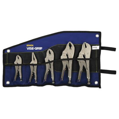 VGPIRHT82593 image(0) - Vise Grip 5PC PLIER SET LCKING FAST RELEASE KIGB