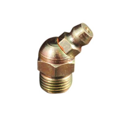 MILS-3217 image(0) - Milton Industries Grease Fitting 1/8"- 27 Pipe Thread , 45&deg;, 5-pk