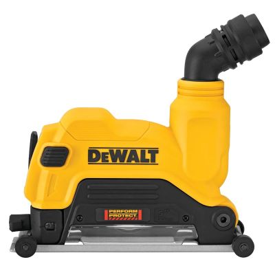 DWTDWE46125 image(0) - DEWALT Cutting Grinder Dust Shroud, 4-1/2-Inch To 5-Inch, 115Mm / 125Mm