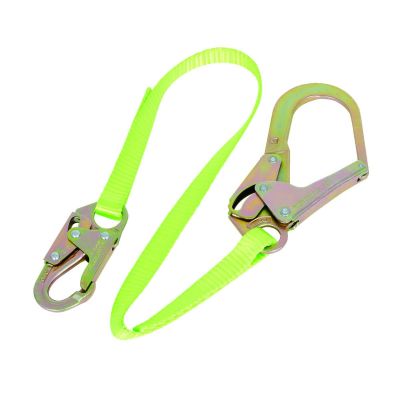 SRWV815424 image(0) - PeakWorks Restraint Lanyard with 1" Webbing - Snap & Form Hooks - 4 FT