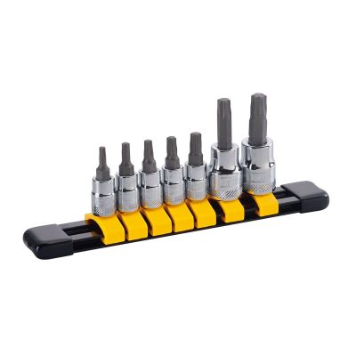 DWTDWMT75423OSP image(0) - DEWALT 1/4" And 3/8" Drive Torx Socket Set