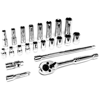 WLMW36901 image(0) - Wilmar Corp. / Performance Tool 22 Piece SAE 1/4" Drive Socket Set