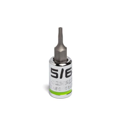 GETGEASSH564RPT image(0) - Grip Edge Tools 5/64" 1/4" Dr Short RPT Hex Bit Socket