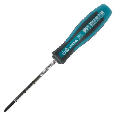 VES910P075 image(0) - Vessel Tools No.910 MEGADORA Thin Shank Screwdriver PH0x75