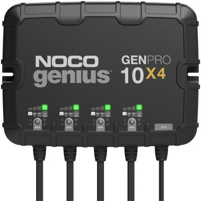 NOCGENPRO10X4 image(0) - NOCO Company GENPRO10X4 12V 4-Bank, 40-Amp On-Board Battery Charger