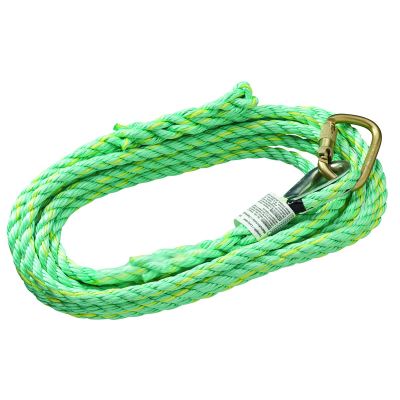 SRWV84013200 image(0) - PeakWorks PeakWorks - Premium Vertical Lifeline - Carabiner & Back Splice - 200' (61 m)