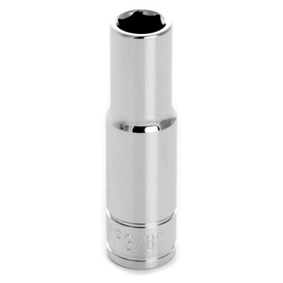 WLMW38312 image(0) - Wilmar Corp. / Performance Tool 3/8" Drive 3/8" 6pt Deep Socket