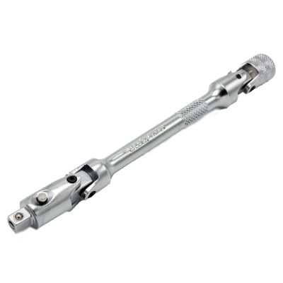 VIMDSE46A image(0) - VIM Tools 6 Inch OAL 1/4 Inch Drive Double Joint Universal Locking Extension with Spring-Loaded Male End